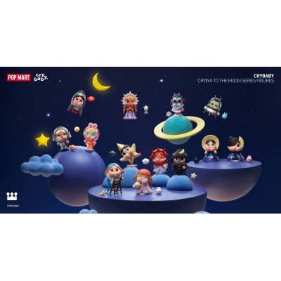 【トレーディングフィギュア】POPMART CRYBABY CRYING TO THE MOON シリーズ