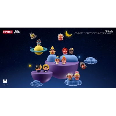 【トレーディングフィギュア】POPMART CRYBABY CRYING TO THE MOON SITTINGシリーズ
