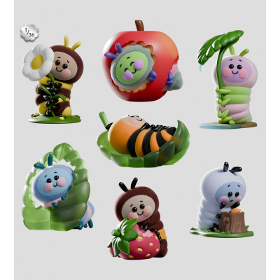 【トレーディングフィギュア】Wooly Bear and Friends