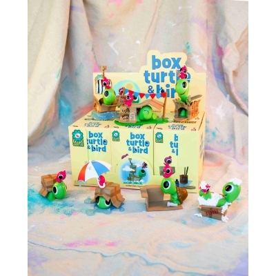【トレーディングフィギュア】Box Turtle and Bird
