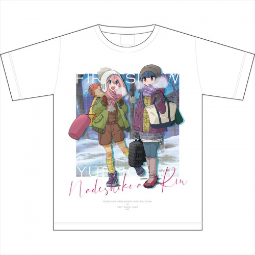 グッズ ｔシャツ ゆるキャン 初雪キャンプ グラフィックtシャツ アニメイト