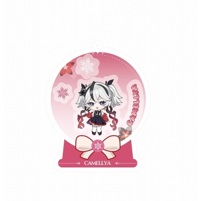 【グッズ-キーホルダー】鳴潮 Winter Invitation ちびキャラアクリルシャカシャカキーホルダー ツバキバージョン