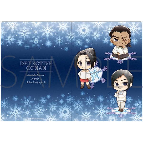 【グッズ-クリアファイル】名探偵コナン クリアファイル/B 大和・諸伏・上原 ミニキャラ スノー