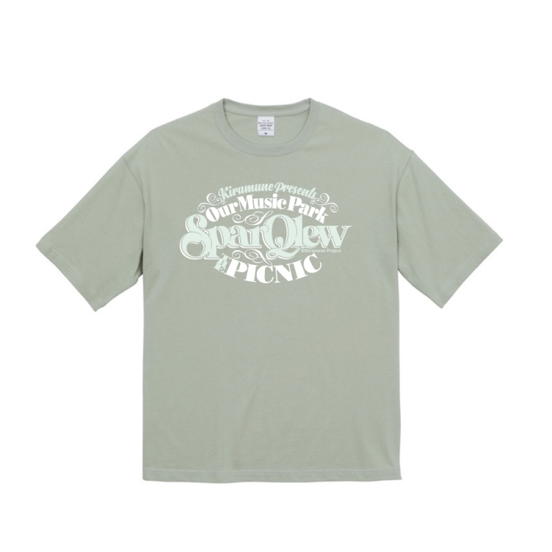 【グッズ-Tシャツ】Kiramune Presents 僕らのMusic Park ビッグシルエットTシャツ Mサイズ【THE PICNIC 2024 Spring】
