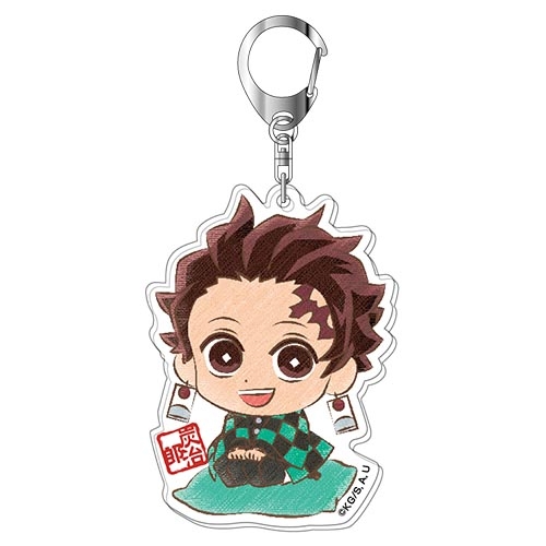 【グッズ-キーホルダー】鬼滅の刃 ぷちざぶアクリルキーホルダー 01竈門炭治郎