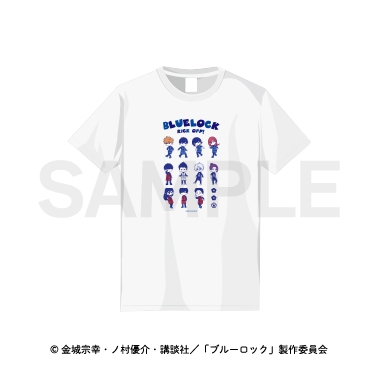【グッズ-Tシャツ】TVアニメ「ブルーロック」 半袖Tシャツ 総柄 XL