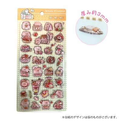 【グッズ-シール】ノンキャラ つやぷくシール ぶたさん