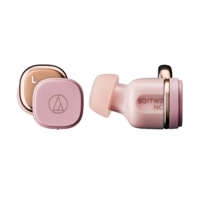 【airavalky還元版(10%)】【その他(音楽)】オーディオテクニカ ワイヤレスヘッドホン ATH-SQ1TW2NC PK