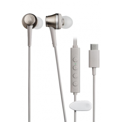 【airavalky還元版(10%)】【その他(音楽)】オーディオテクニカ ノイズキャンセリングUSB Type-C用イヤホン ATH-CKD7NC BGD