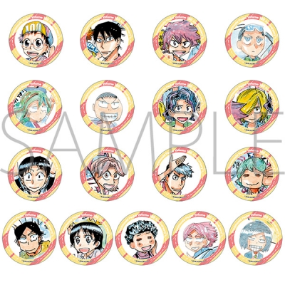 【グッズ-バッチ】弱虫ペダル 缶バッジコレクション 100巻アニバーサリーイラスト/総北、呉南 17種