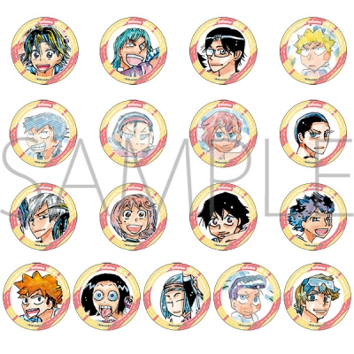 【グッズ-バッチ】弱虫ペダル 缶バッジコレクション 100巻アニバーサリーイラスト/箱学、京伏、陵成 17種