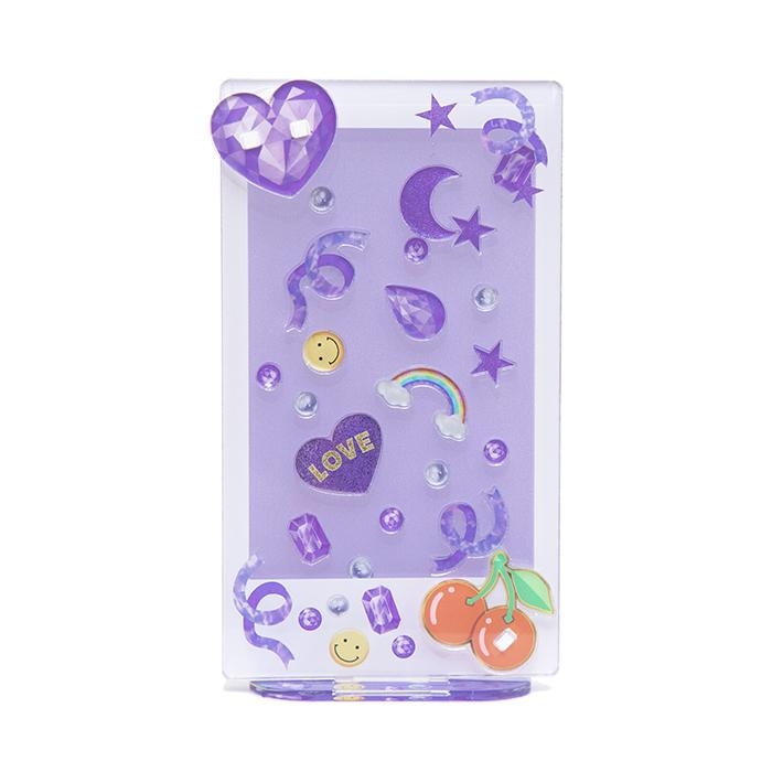 【グッズ-スタンドポップ】Favlab アクスタケース デコチェキ -PURPLE-