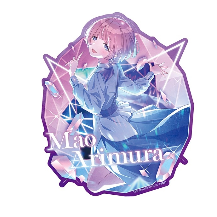 【グッズ-ステッカー】学園アイドルマスター トラベルステッカー ④有村麻央【再販】