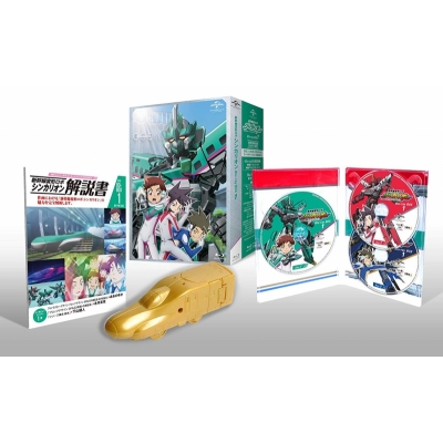 【Blu-ray】新幹線変形ロボ シンカリオンBlu-ray BOX1 初回生産限定版 2020セット限定!DXS シンカリオン E5はやぶさゴールドバージョン(先頭車両)付