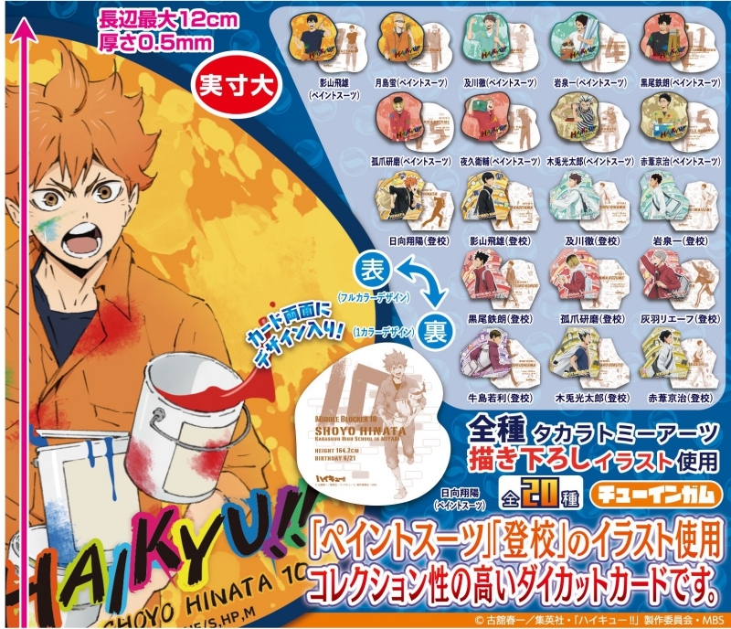 グッズ 食品 お菓子 グッズ 食品 ハイキュー きゃらくたぶるダイカットカード アニメイト