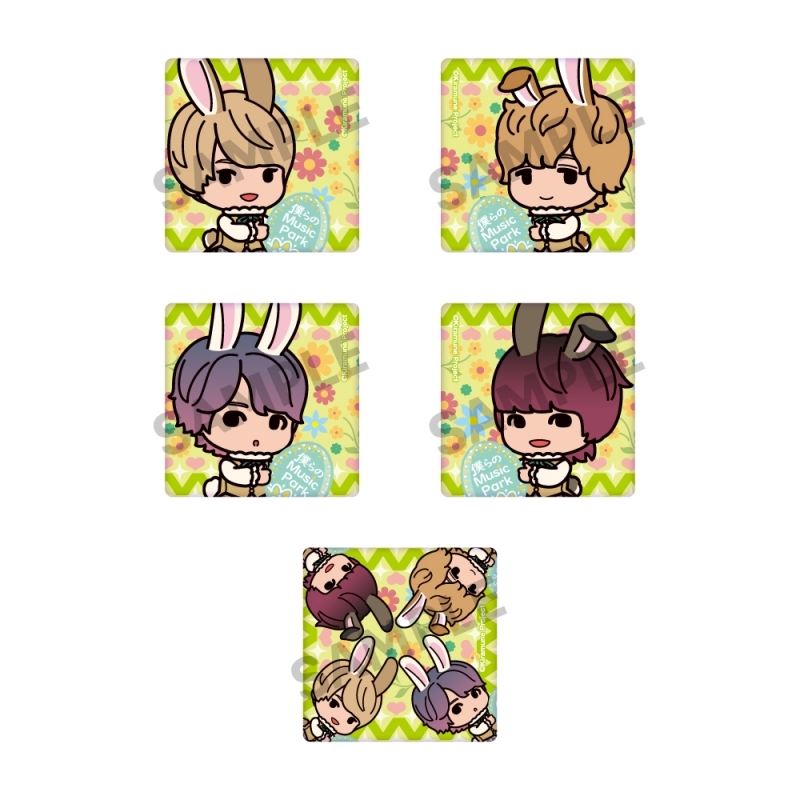【グッズ-バッチ】Kiramune Presents 僕らのMusic Park トレーディングスクエア缶バッジ(全5種)【THE PICNIC 2024 Spring】