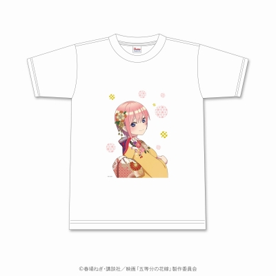 【グッズ-Tシャツ】五等分の花嫁 花札柄Tシャツ 一花 Lサイズ