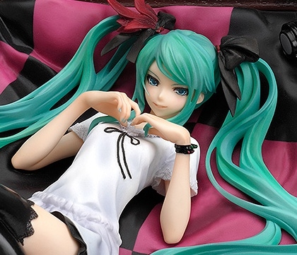 美少女フィギュア キャラクター ボーカル シリーズ01 初音ミク Supercell Feat 初音ミク ワールドイズマイン ブラウンフレーム 完成品フィギュア 再販 アニメイト