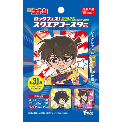 【グッズ-食品】名探偵コナン ロックフェス!スクエアコースターガム