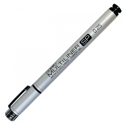 【画材-その他】マルチライナーSPブラック0.25mm