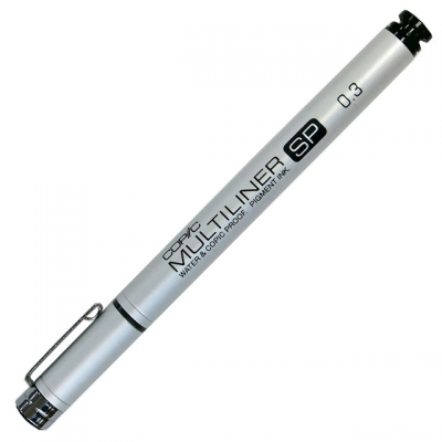 【画材-その他】マルチライナーSPブラック0.3mm