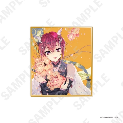 【グッズ-色紙】桃組プラス戦記 ミニ色紙 撫子鴇羽