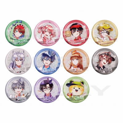【グッズ-バッチ】カラフルピーチ ラメキラカンバッジコレクション ダイナー【再販】