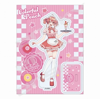 グッズ-スタンドポップ】カラフルピーチ アクリルスタンド ダイナー の 