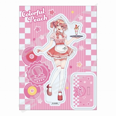 【グッズ-スタンドポップ】カラフルピーチ アクリルスタンド ダイナー のあ【再販】