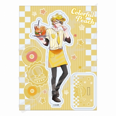 【グッズ-スタンドポップ】カラフルピーチ アクリルスタンド ダイナー たっつん【再販】