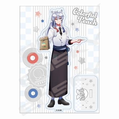 【グッズ-スタンドポップ】カラフルピーチ アクリルスタンド ダイナー どぬく【再販】