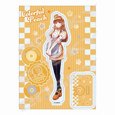 【グッズ-スタンドポップ】カラフルピーチ アクリルスタンド ダイナー えと【再販】