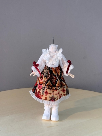 フィギュア-パーツ】民族衣装シリーズ ドール用着せ替え服 ウイグル:纥