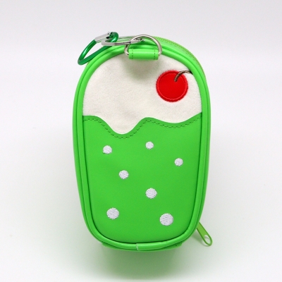 【グッズ-ポーチ】ノンキャラオリジナル nui.クリームソーダポーチ