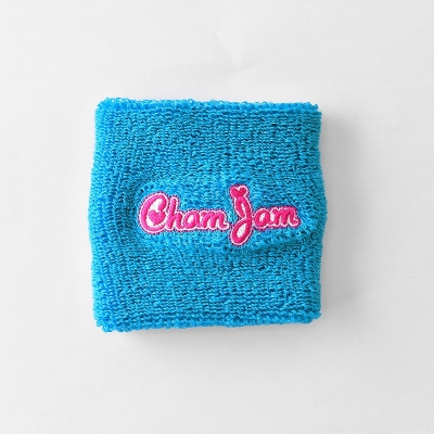 【グッズ-リストバンド】推しが武道館いってくれたら死ぬ ChamJam リストバンド SORANE blue【アクロス】