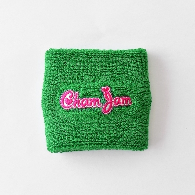 【グッズ-リストバンド】推しが武道館いってくれたら死ぬ ChamJam リストバンド AYA green【アクロス】