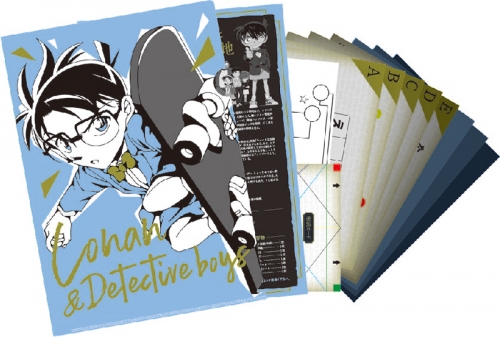 グッズ クリアファイル 名探偵コナン 謎ファイル コナン 少年探偵団ver 少年探偵団とナゾトキ遊園地 アニメイト