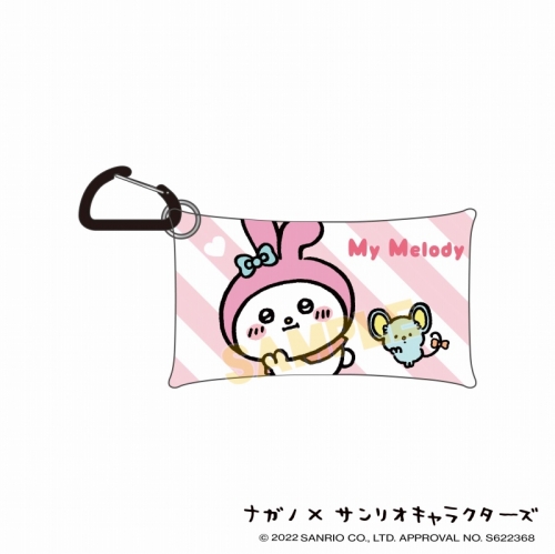グッズ ポーチ ナガノ サンリオキャラクターズ クリアマルチケースs マイメロディ アニメイト