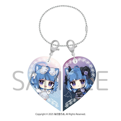 【グッズ-キーホルダー】海月雲ろあ アクリルキーホルダー<天使と悪魔>