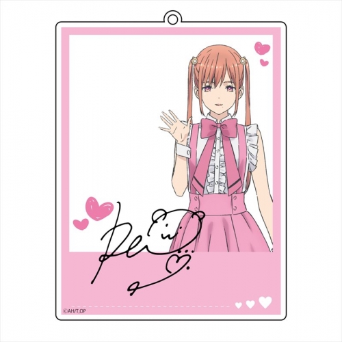 グッズ キーホルダー 推しが武道館いってくれたら死ぬ 一緒に撮れるチェキ風アクリルキーホルダー 五十嵐れお アニメイト