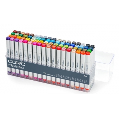 【画材-コピック】コピッククラシック 72色セットA