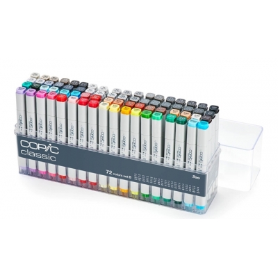 【画材-コピック】コピッククラシック 72色セットB