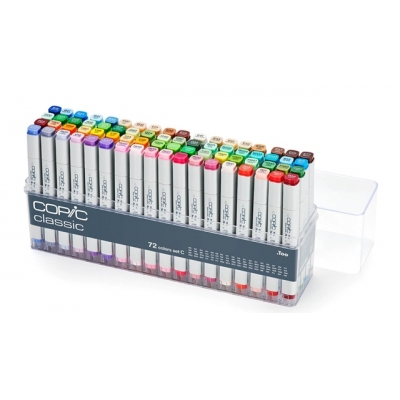 【画材-コピック】コピッククラシック 72色セットC