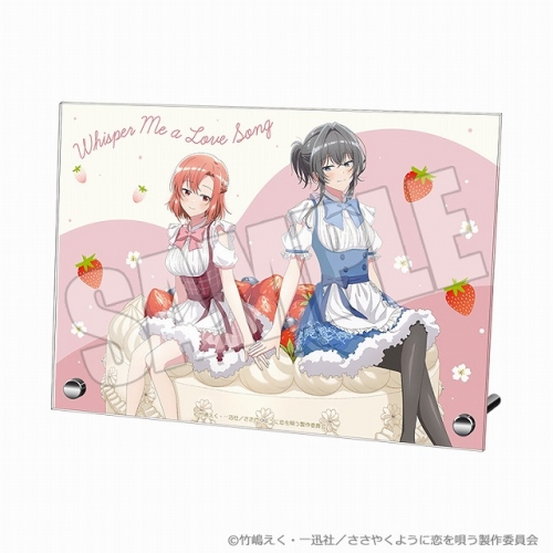 グッズ-置きもの】ささやくように恋を唄う アクリルプレート<Sweets 