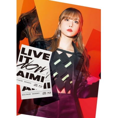 【音楽】愛美/LIVE IT NOW 初回限定盤
