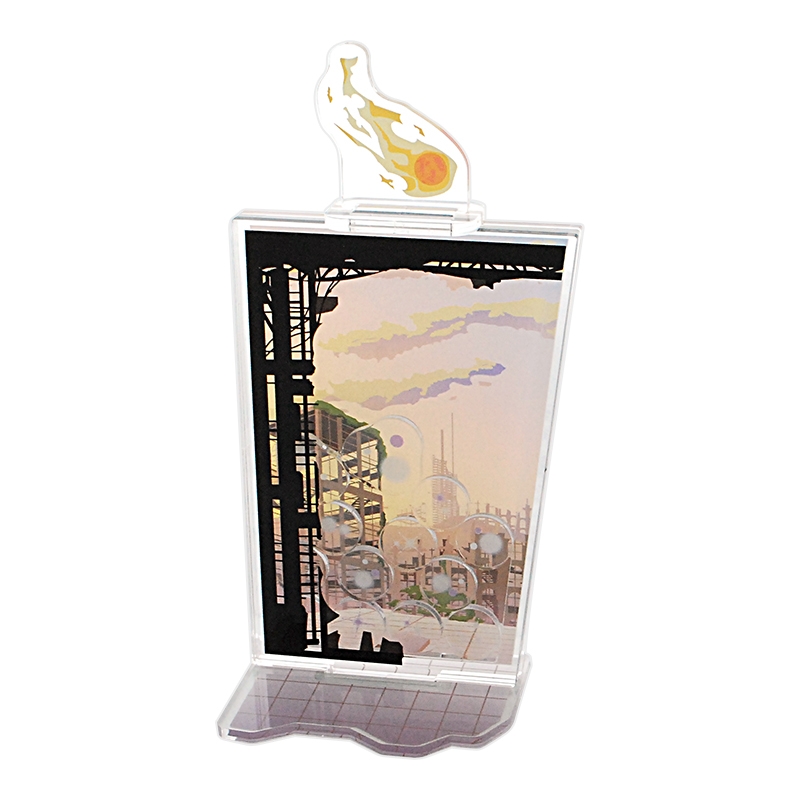 【グッズ-スタンドポップ】ノンキャラオリジナル Dystopia-MORNING-left-【にじ丸商店】