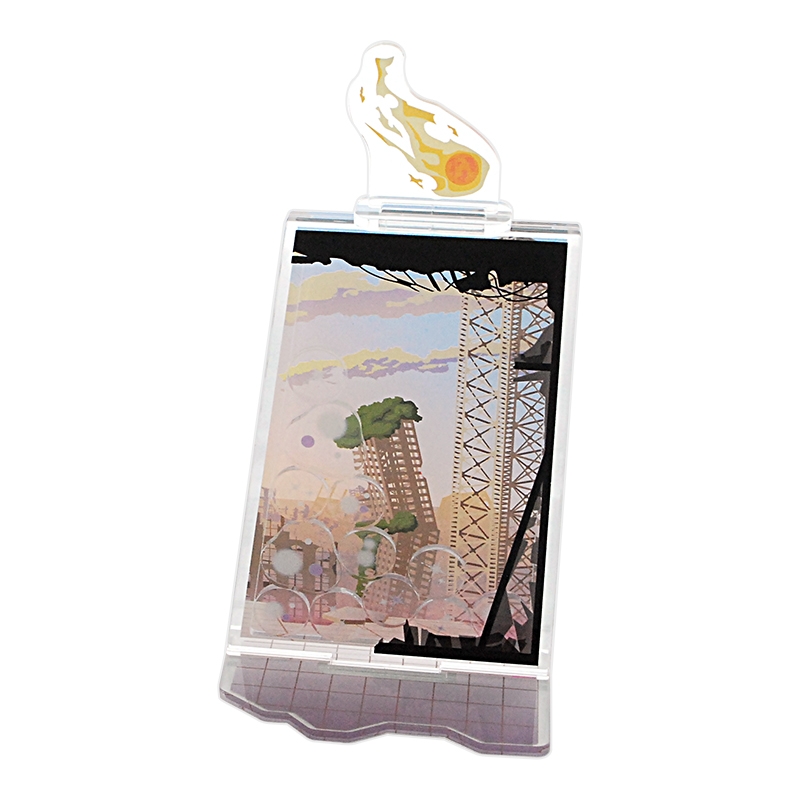 【グッズ-スタンドポップ】ノンキャラオリジナル Dystopia-MORNING-right-【にじ丸商店】