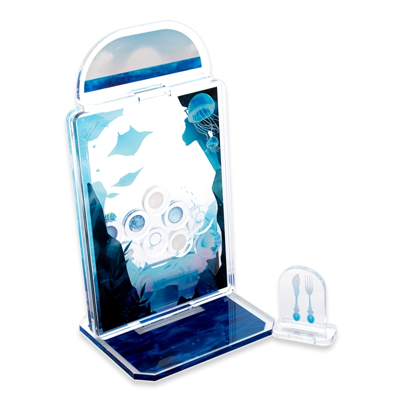 【グッズ-スタンドポップ】ノンキャラオリジナル OCEAN PARK DEEPBLUE-オーシャンパーク ディープブルー-【にじ丸商店】