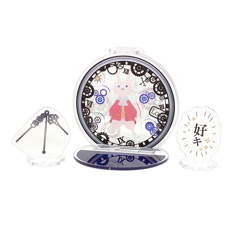 【グッズ-スタンドポップ】ノンキャラオリジナル 歯車時計-夜色- はぐるまどけい-よるいろ-【にじ丸商店】