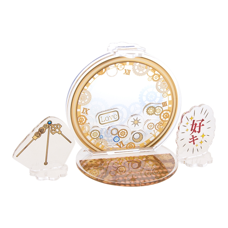 【グッズ-スタンドポップ】ノンキャラオリジナル 歯車時計-日向色- はぐるまどけい-ひなたいろ-【にじ丸商店】